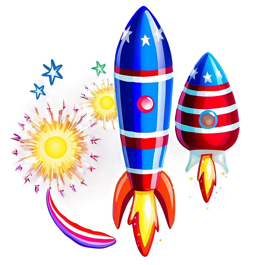 Cartoon Firework Rocket Png Mtx85