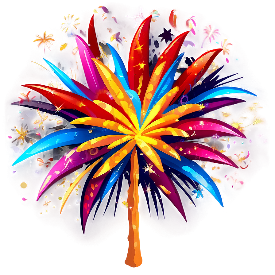 Cartoon Fireworks Png 06212024