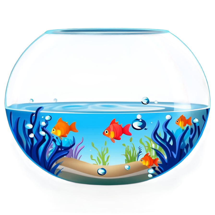 Cartoon Fishbowl Png 06212024