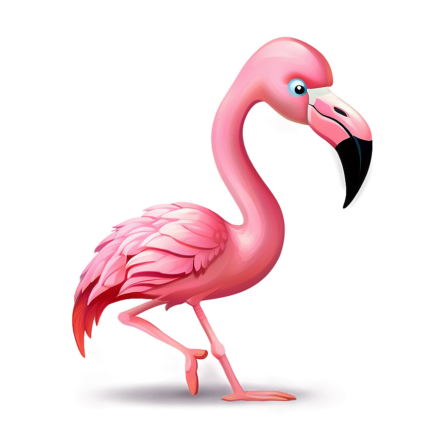 Cartoon Flamingo Character Png 05062024