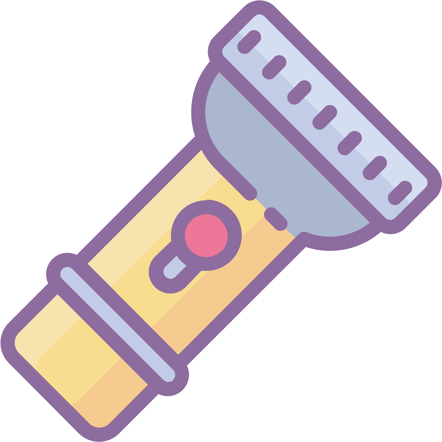 Cartoon Flashlight Icon