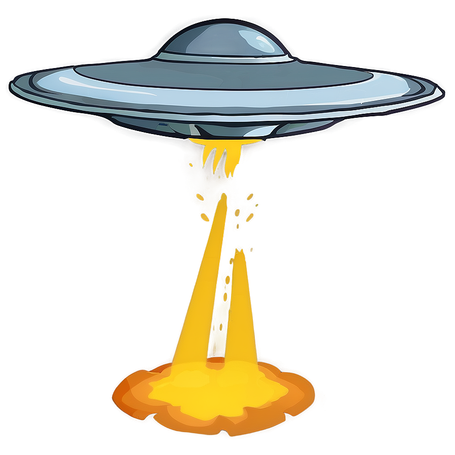 Cartoon Flying Saucer Png 06202024