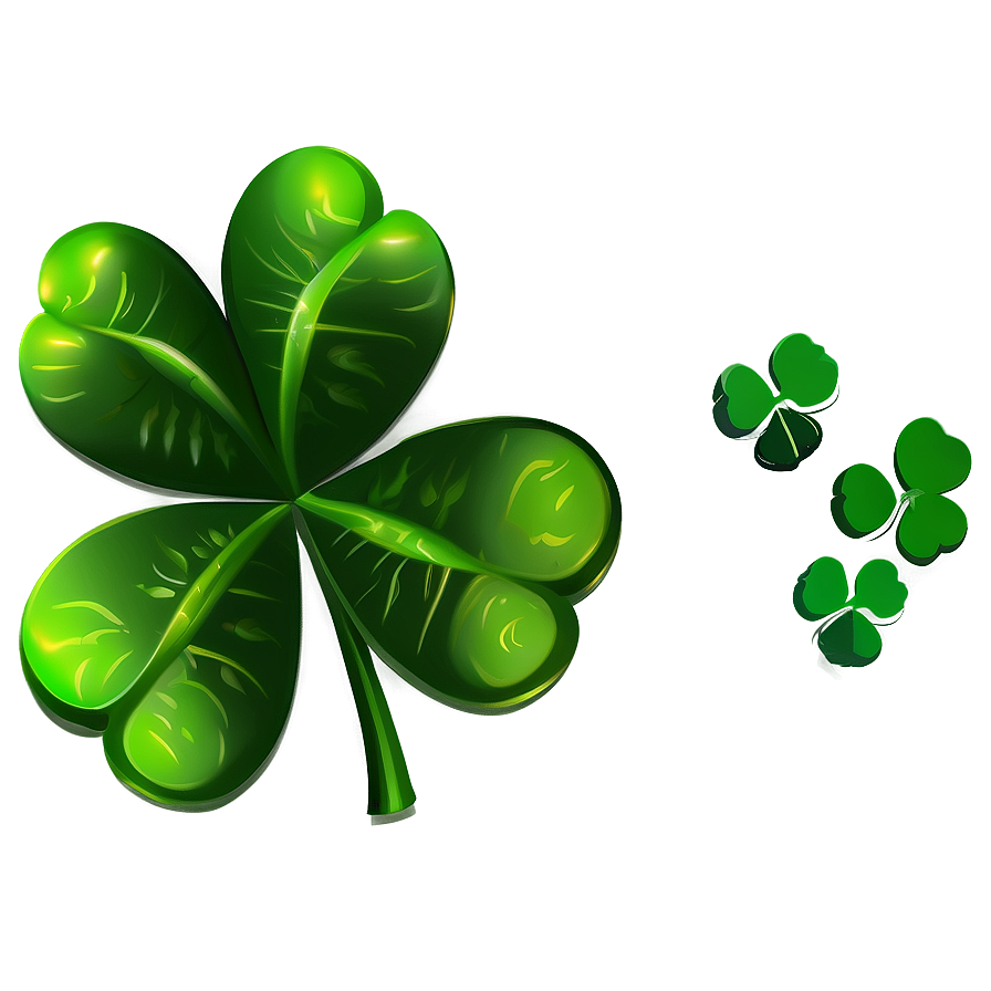 Cartoon Four Leaf Clover Png Enr77