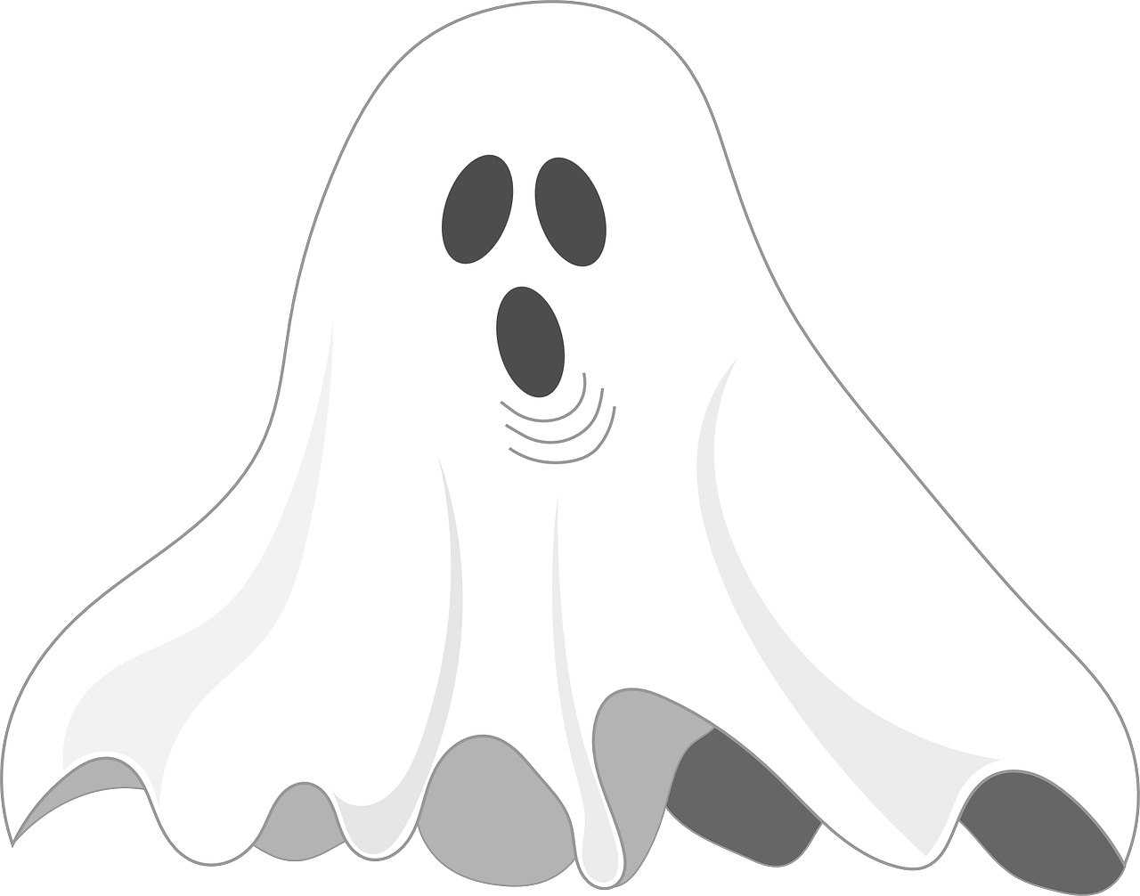 Cartoon Ghost Illustration