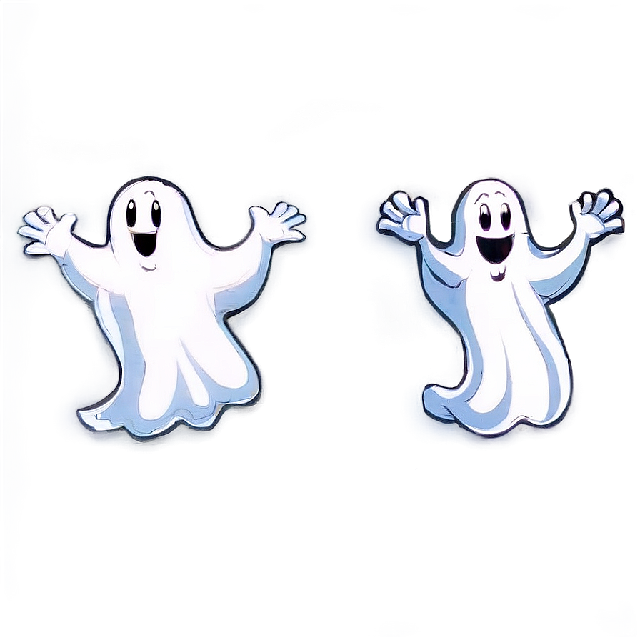 Cartoon Ghosts Png 05242024