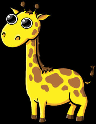 Cartoon Giraffe Standing