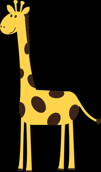 Cartoon Giraffe Standing