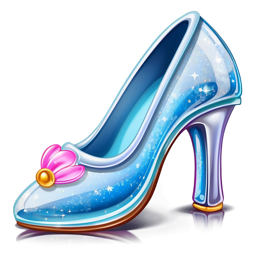 Cartoon Glass Slipper Image Png 06132024