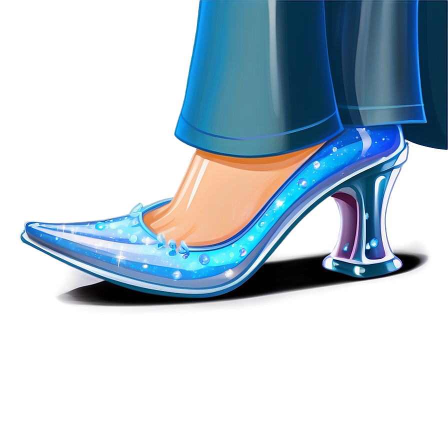 Cartoon Glass Slipper Image Png 60