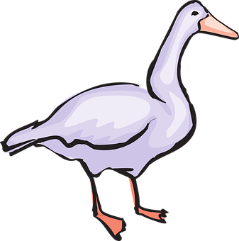 Cartoon Goose Illustration