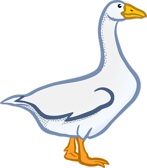 Cartoon Goose Illustration