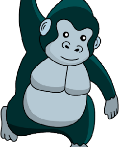 Cartoon Gorilla Standing