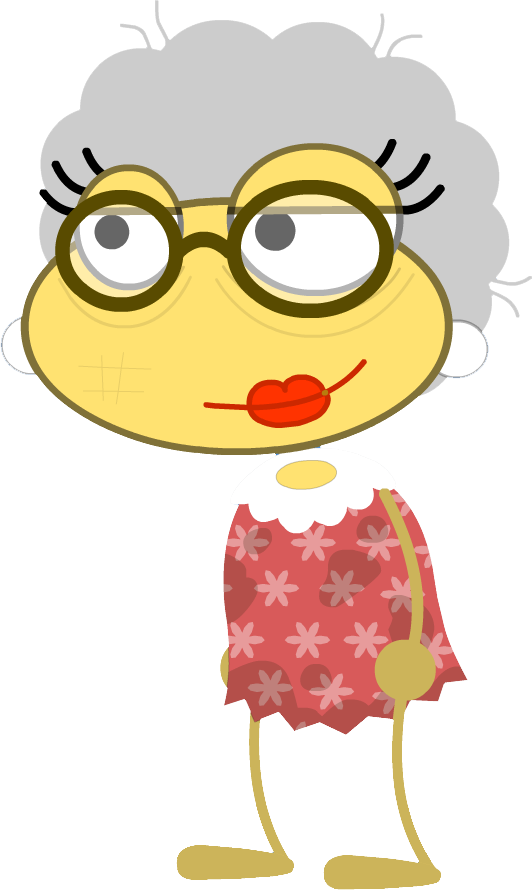 Cartoon Grandmother Character