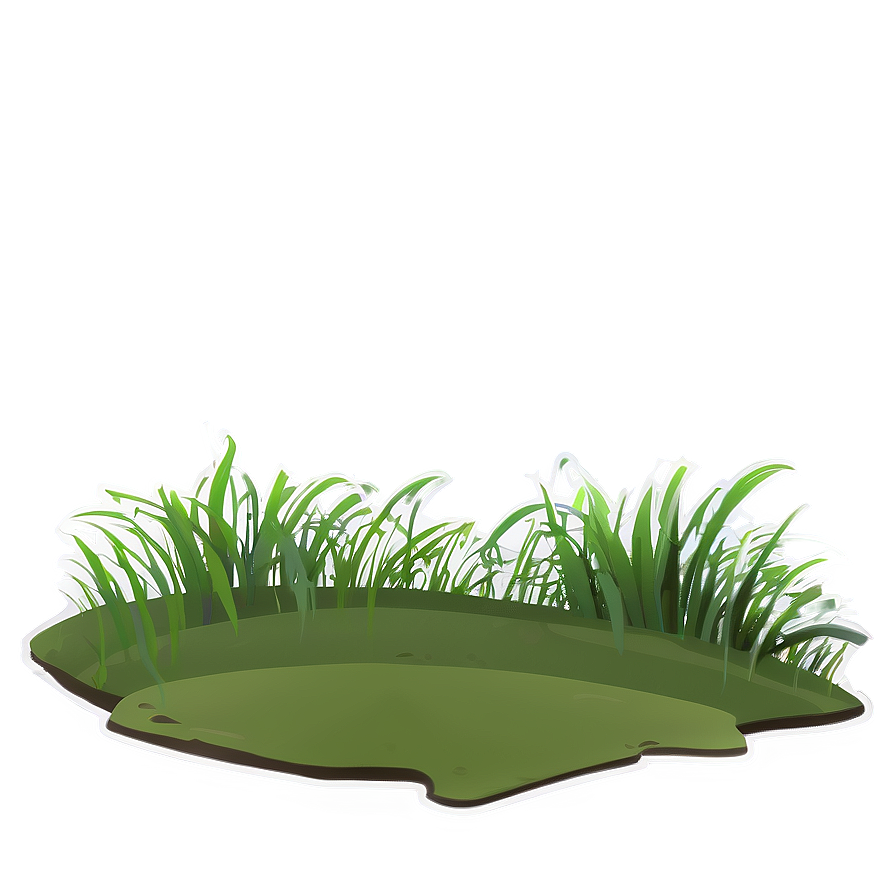 Cartoon Grass Hill Png 06122024