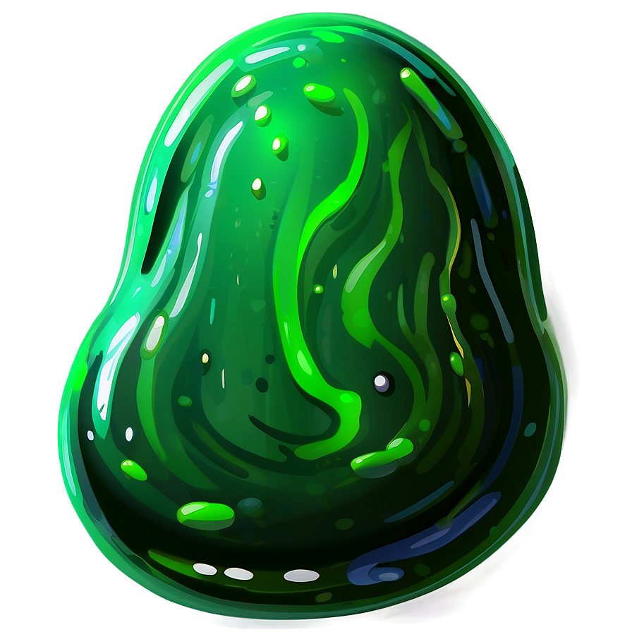 Cartoon Green Slime Png Gei