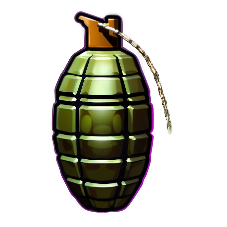 Cartoon Grenade Png Qmk