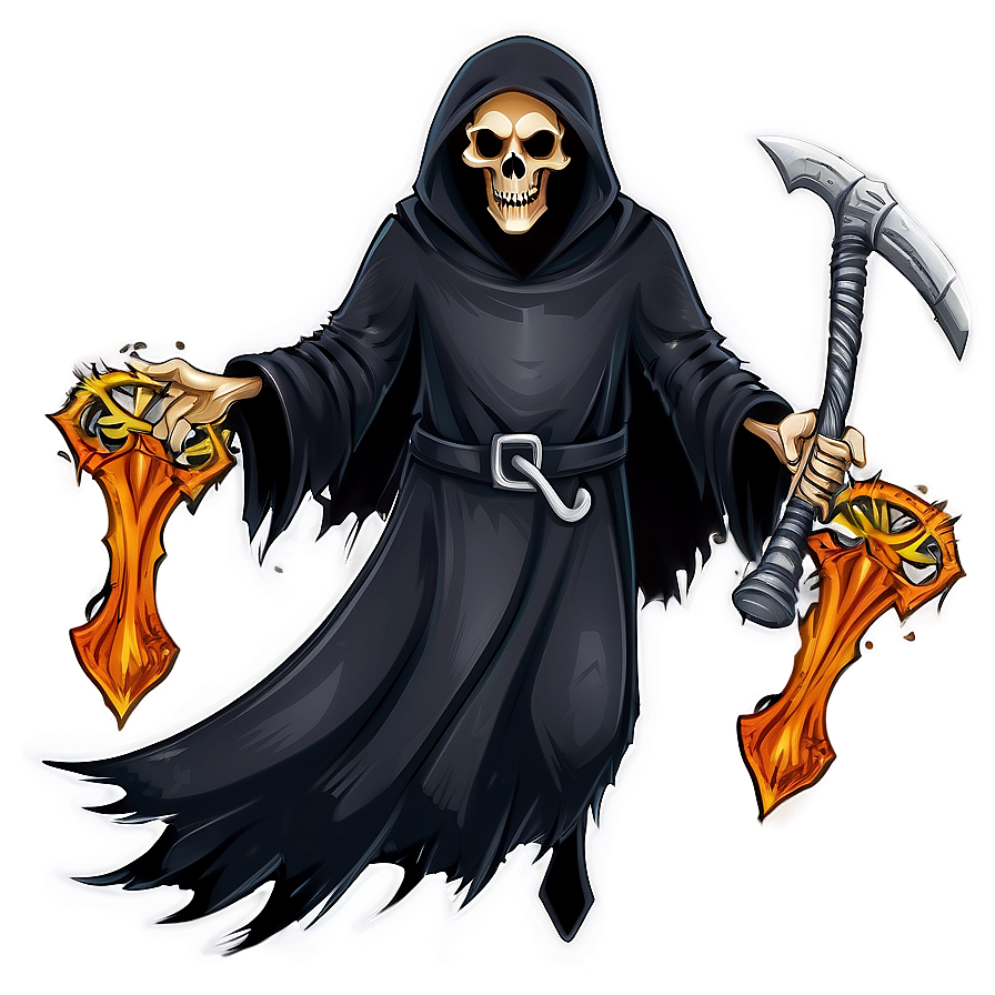 Cartoon Grim Reaper Png Cdc