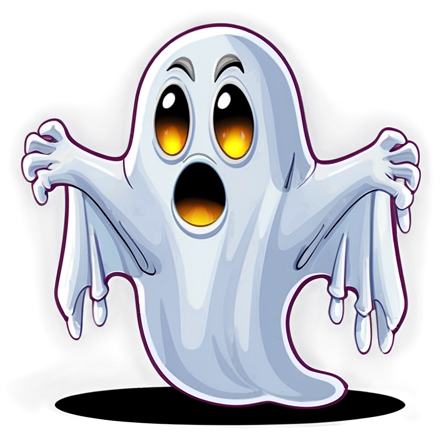 Cartoon Halloween Ghost Png 75