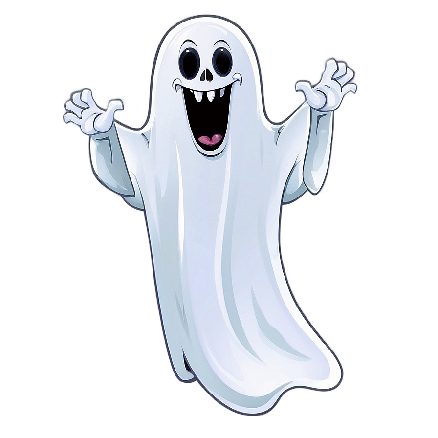 Cartoon Halloween Ghost Png Vfx