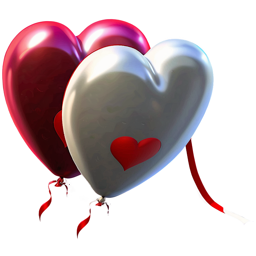 Cartoon Heart Balloon Png Llk68