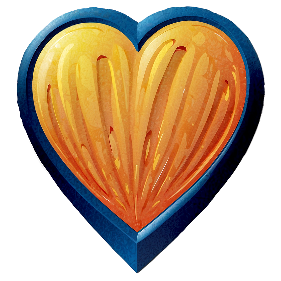 Cartoon Heart Outline Png 75