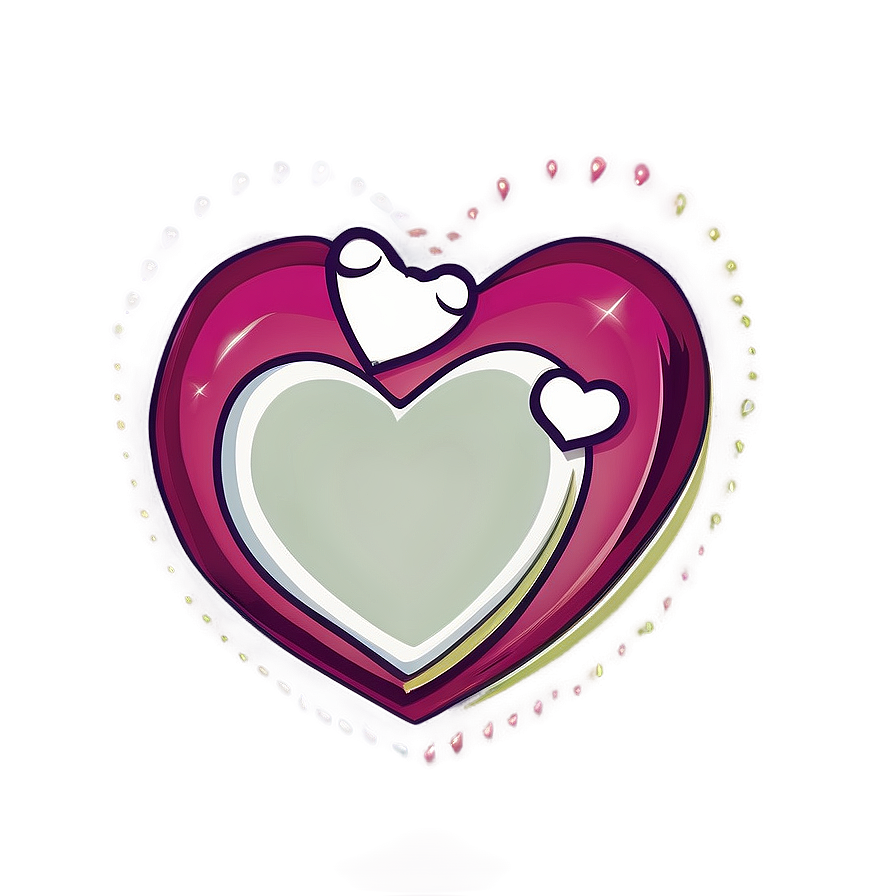 Cartoon Heart Outline Png Vtp47