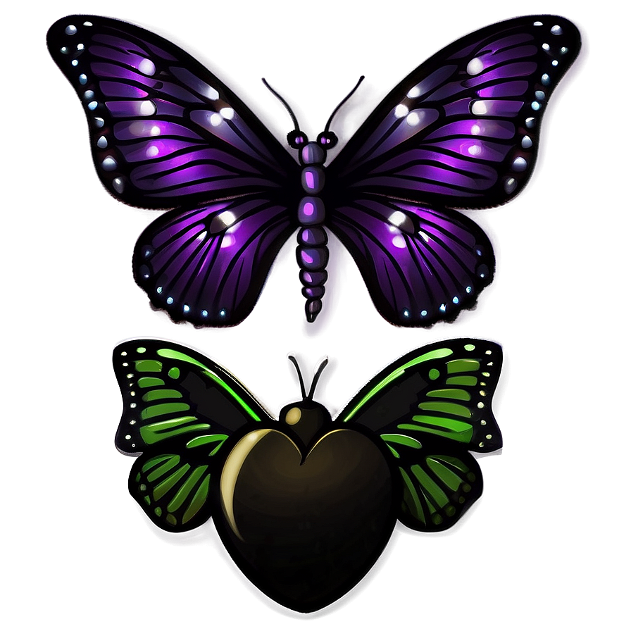 Cartoon Heart With Butterfly Wings Png 41