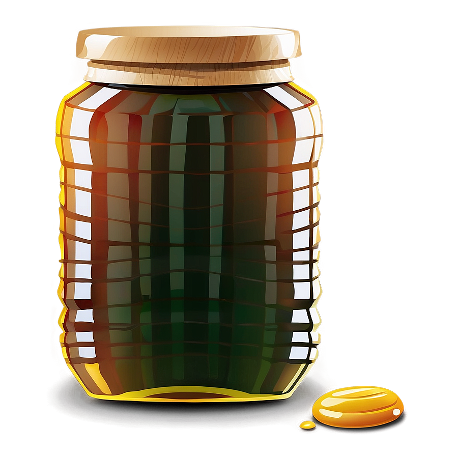 Cartoon Honey Jar Png 06212024