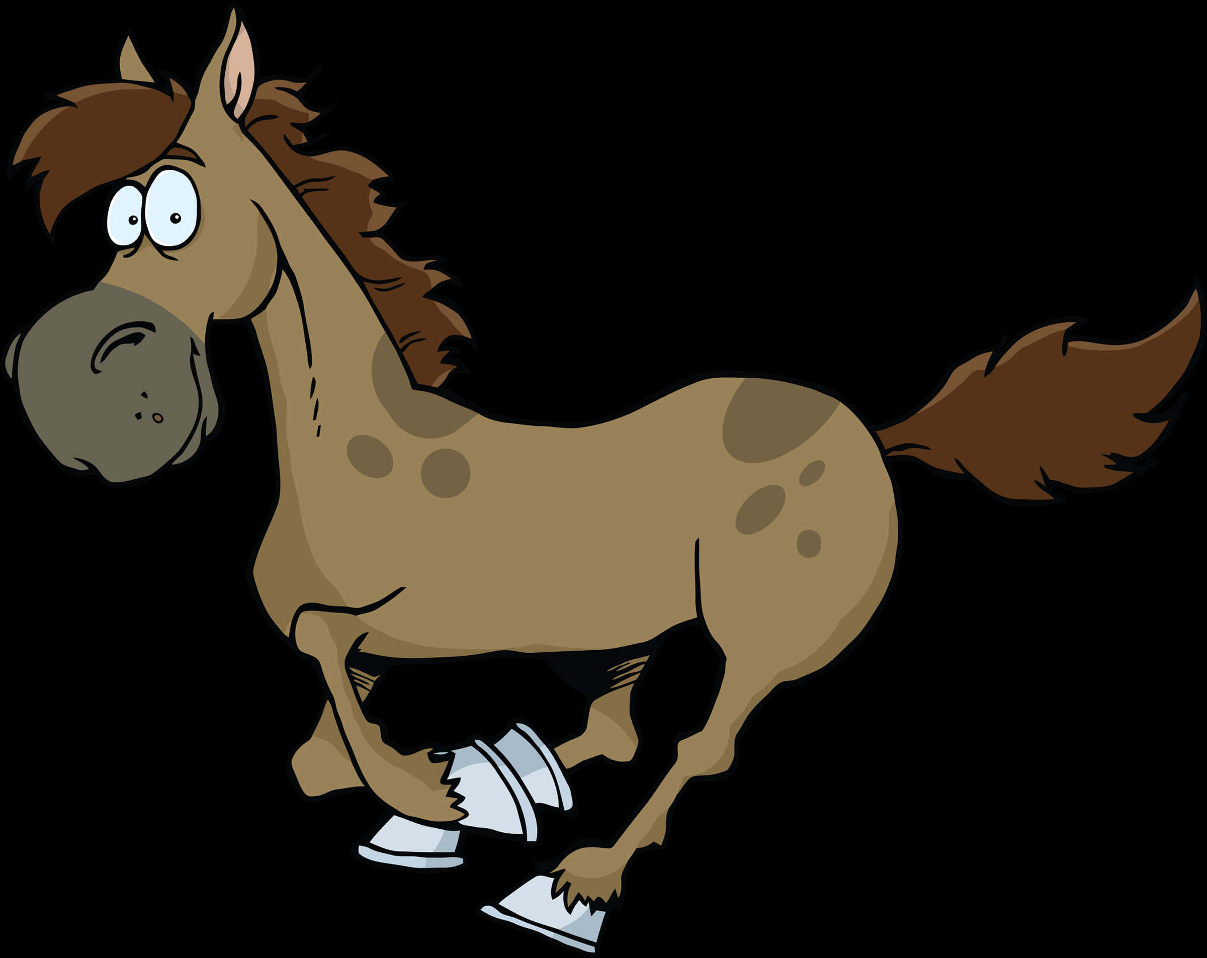 Cartoon Horse Galloping