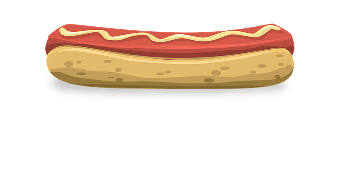 Cartoon Hotdog Illustration