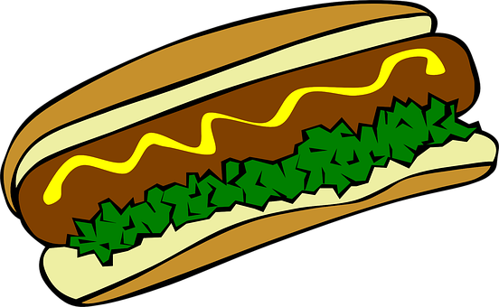 Cartoon Hotdog Illustration