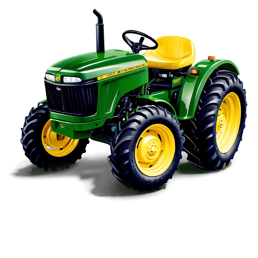 Cartoon John Deere Tractor Image Png 06262024