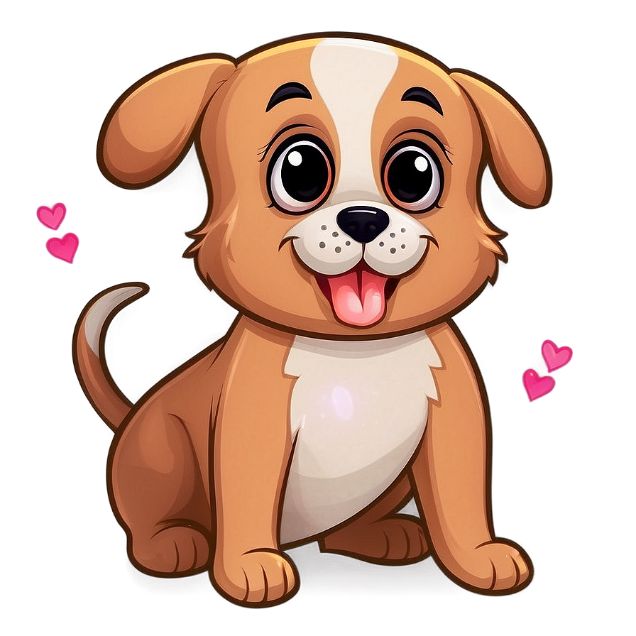 Cartoon Kawaii Dog Clipart Png Ftq2