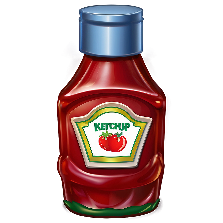 Cartoon Ketchup Bottle Png 06122024