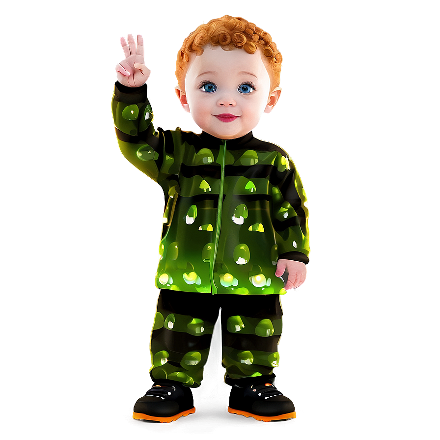 Cartoon Kid In Halloween Costume Png 52