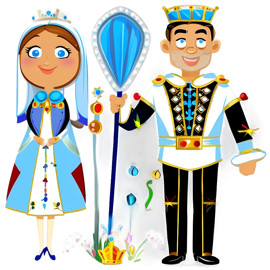 Cartoon King And Queen Png 64