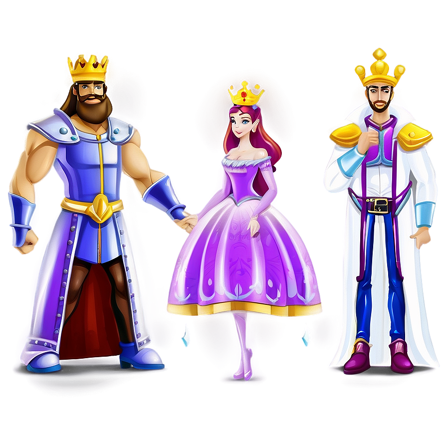 Cartoon King And Queen Png Rmb79