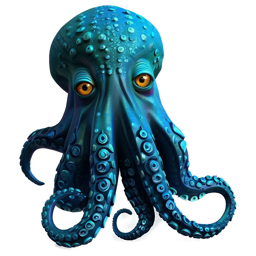 Cartoon Kraken Character Png Ldv3