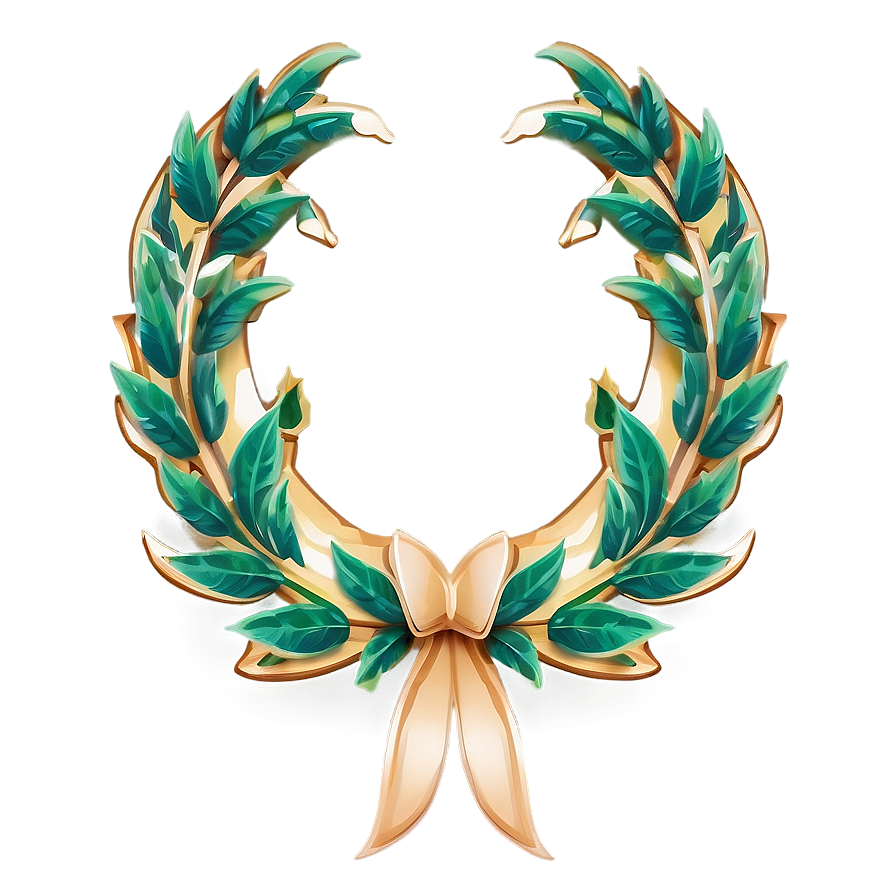 Cartoon Laurel Wreath Png 6