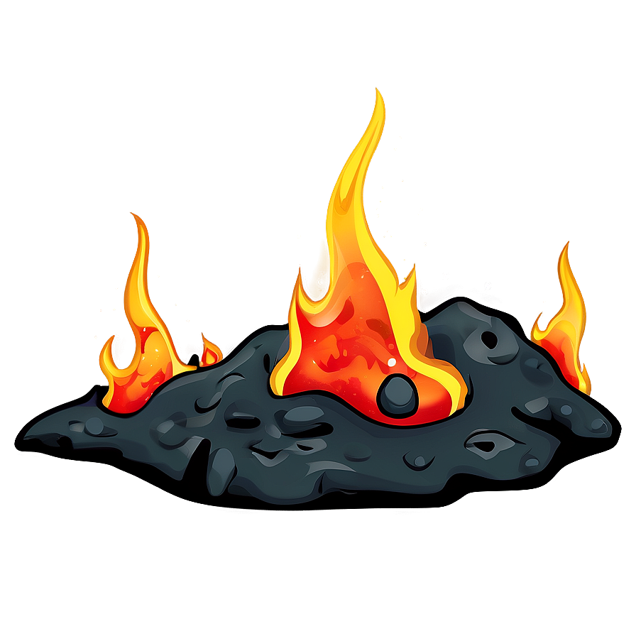 Cartoon Lava Fire Png 06212024