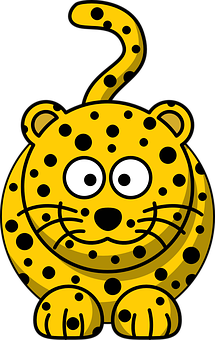 Cartoon Leopard Graphic