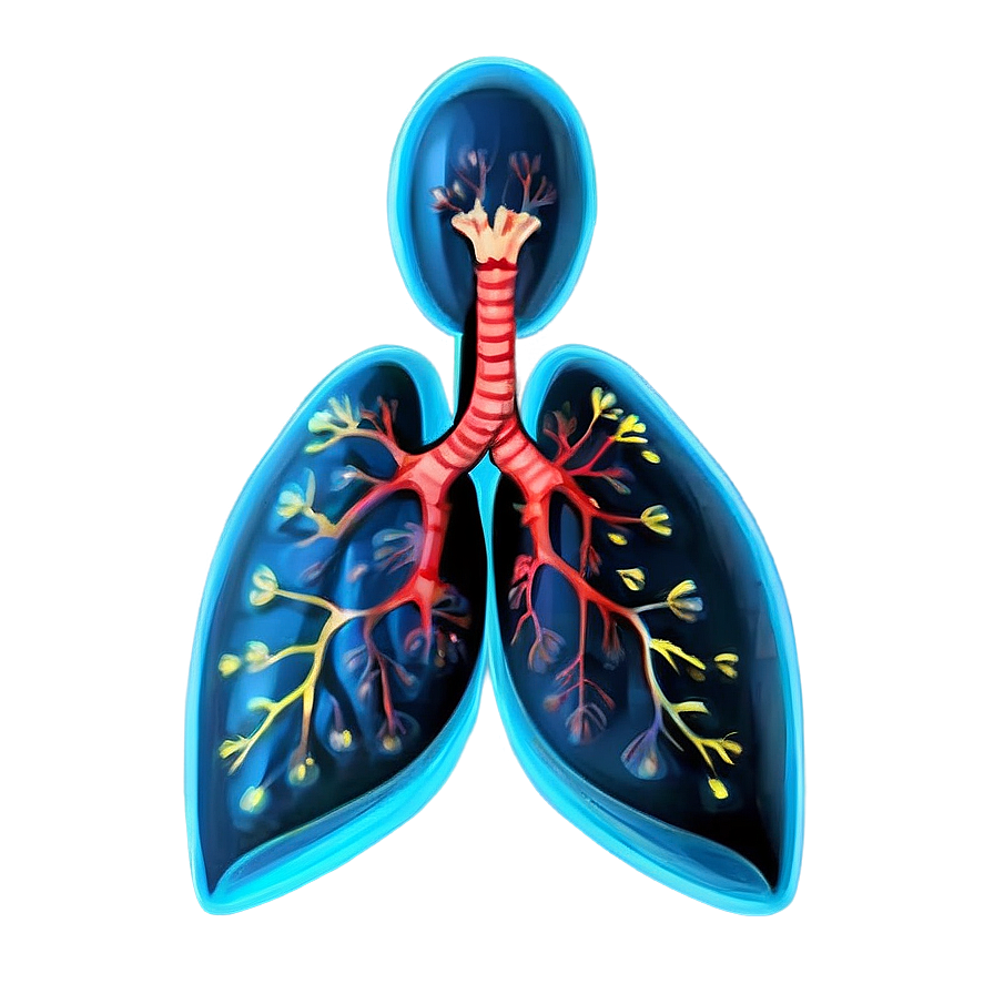 Cartoon Lungs Character Png 70