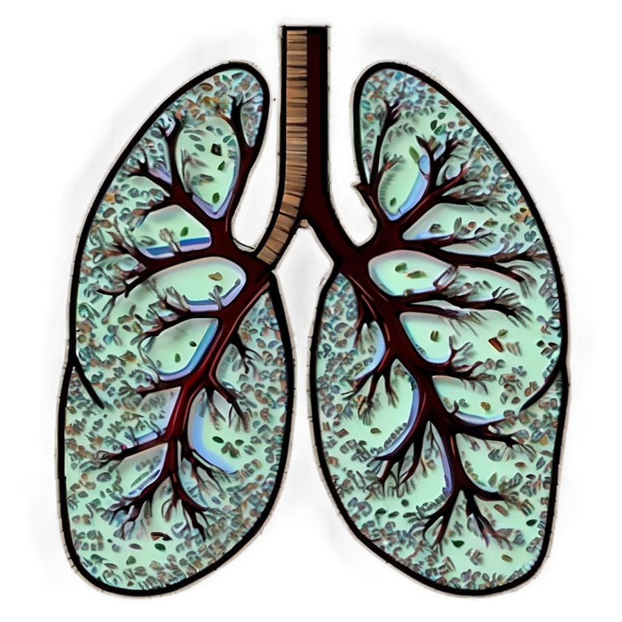 Cartoon Lungs Character Png Vjb