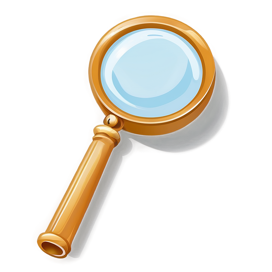 Cartoon Magnifying Glass Png 05042024