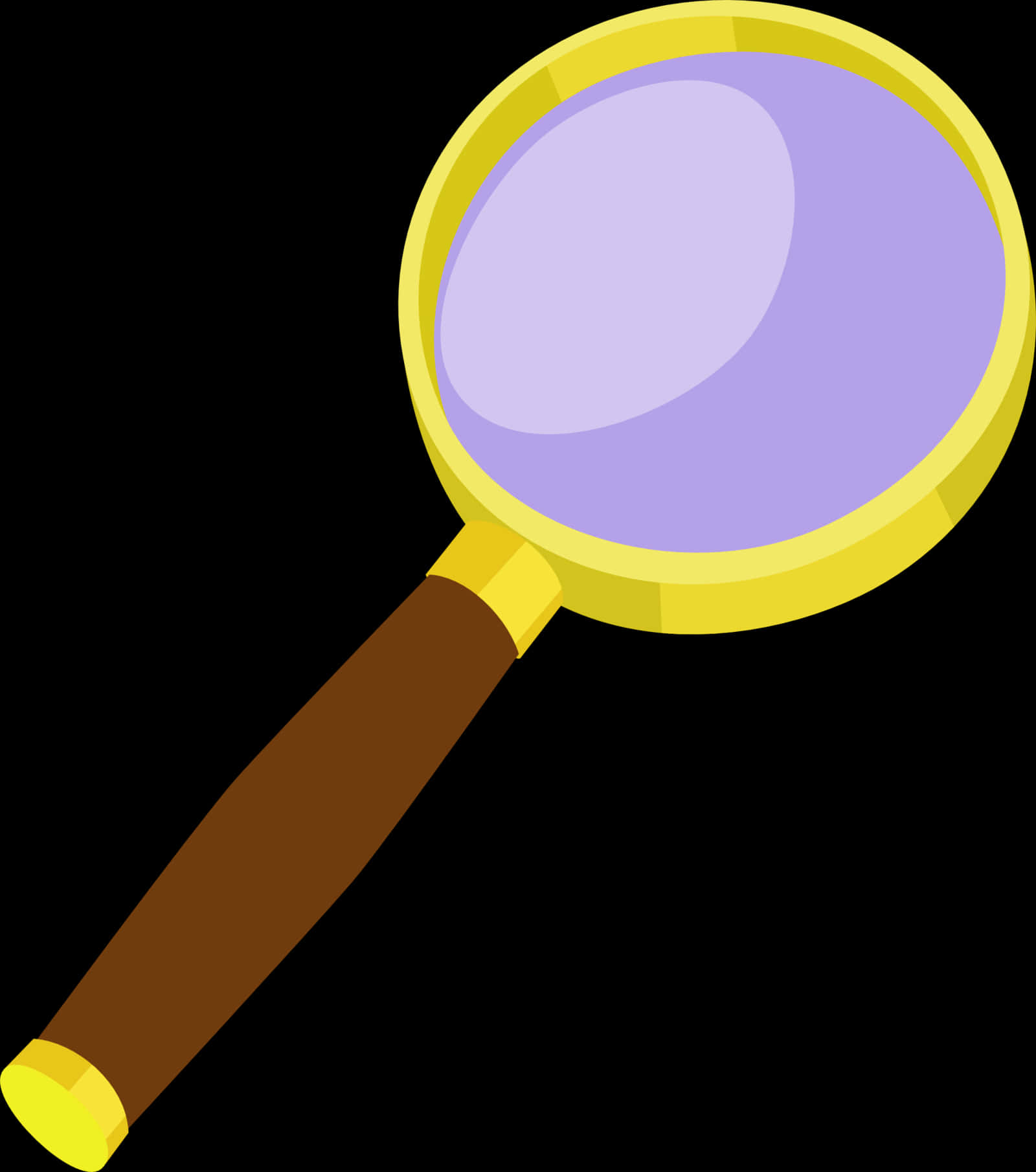 Cartoon Magnifying Glass Vector