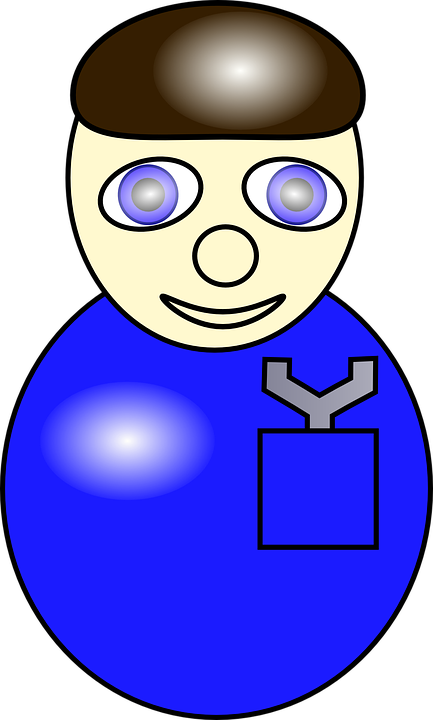 Cartoon Mechanic Character