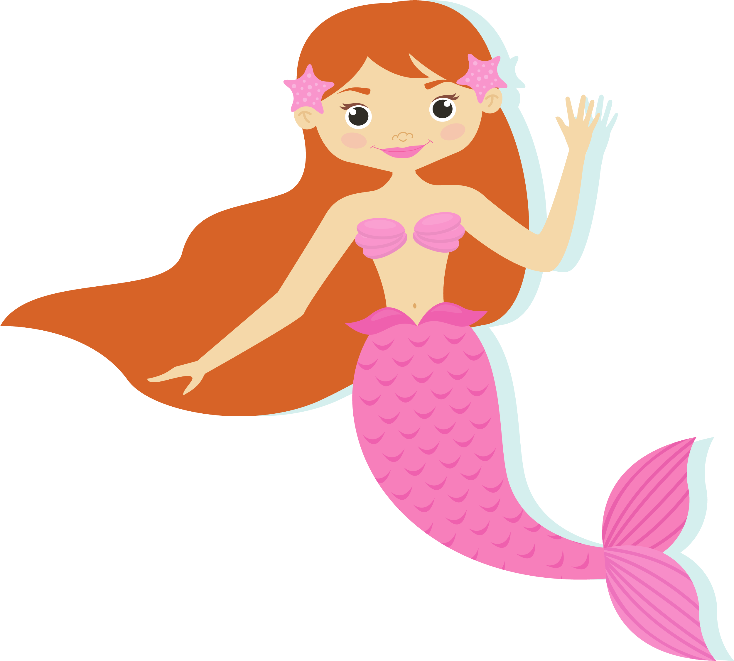 Cartoon Mermaid Illustration