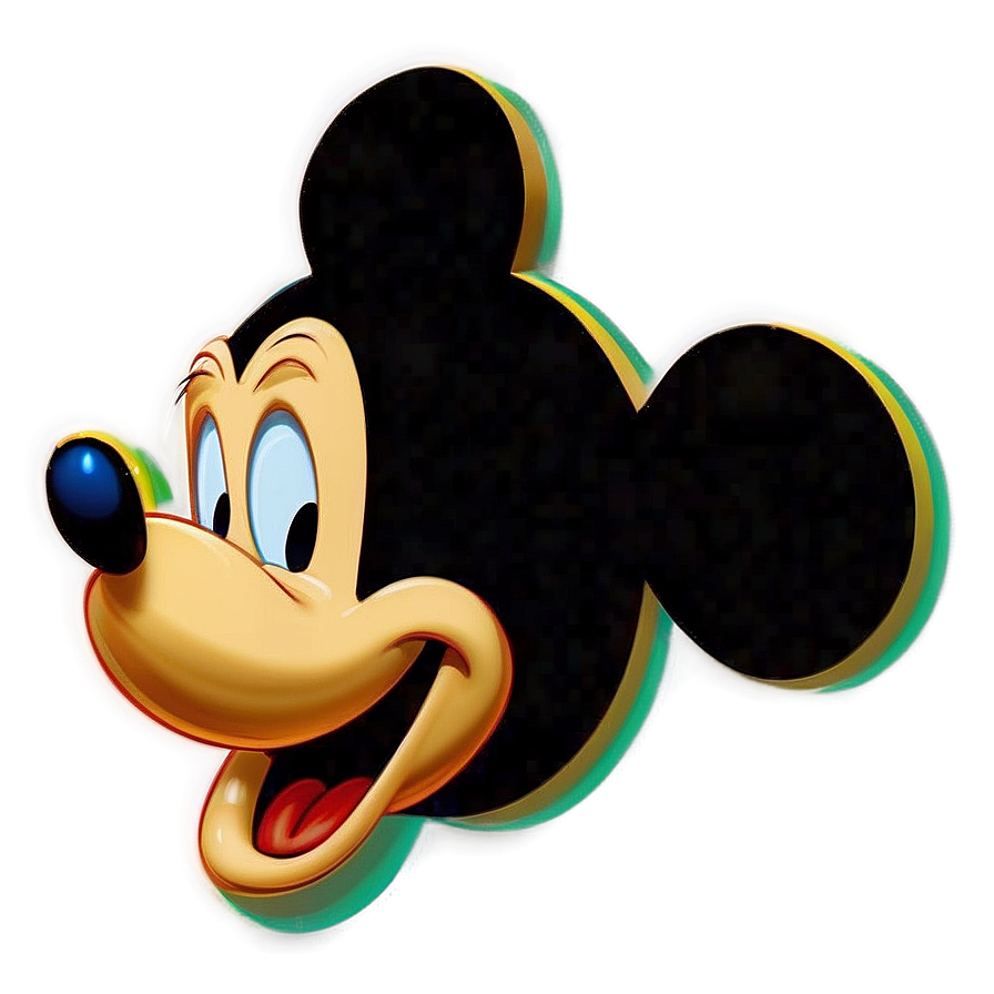 Cartoon Mickey Mouse Silhouette Png Nuc83