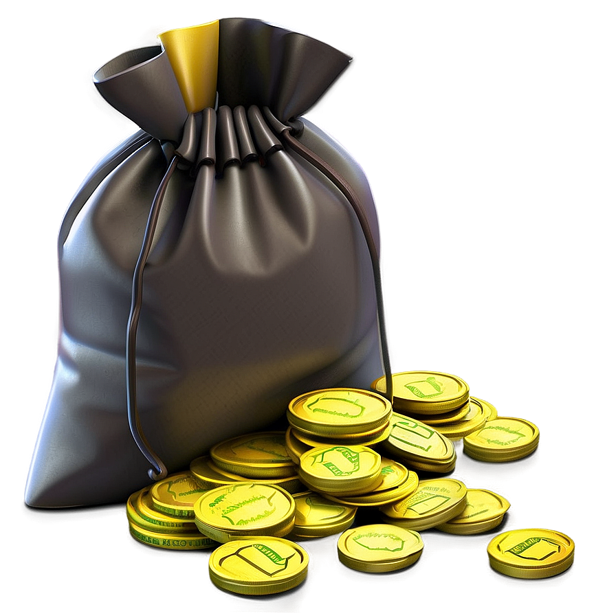 Cartoon Money Bag Png Fcu80