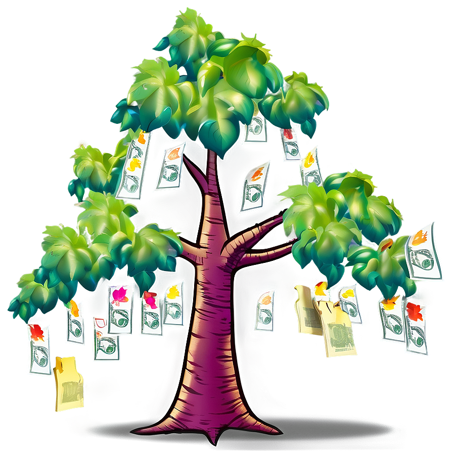 Cartoon Money Tree Png 17